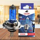 Lampada farol h4 moto 12v 35x35w super branca halogena 5500k titan stallion original Lampada farol h4 moto 12v 35x35w super branca halogena 5500k titan stallion original