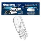Lampada Farol Lanterna Placa T10 Base Vidro Miniatura 5w 12V Pingão Esmagada Halogena Tech One Origi