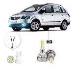 Lampada Farol Milha Led Volkswagen Spacefox 06 A 09 20000lm