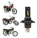 Lâmpada Farol Moto Honda CG125 UltraLed Headlight H4 Nano 2Pk20 Permak 6500LM 26W 9V-32V Branco Frio