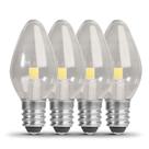 Lâmpada Feit Electric BP7C7 Candelabra LED 2700K, pacote com 4