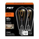 Lâmpada Feit Electric ST19 LED 60W equivalente regulável 2700K Lâmpada Feit Electric ST19 LED 60W equivalente regulável 2700K