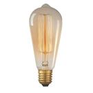 Lampada filamento de carbono st64 40w 110v e27 retro