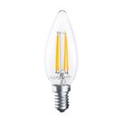Lâmpada Filamento de Led Vela Clear C35 4W 7200K Lâmpada Filamento de Led Vela Clear C35 4W 7200K