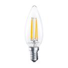Lâmpada Filamento de Led Vela Clear C35 4W 7200K - Lumanti Lâmpada Filamento de Led Vela Clear C35 4W 7200K - Lumanti