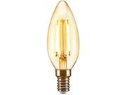 Lâmpada Filamento de LED Vela Elgin E27 Amarela - 2W 2200K C35 Lâmpada Filamento de LED Vela Elgin E27 Amarela - 2W 2200K C35