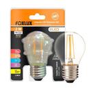 Lâmpada Filamento E27 G45 Bolinha 2W BIV - Foxlux