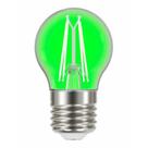 Lampada filamento led 4w color g45 verde 11080503 (autovolt) taschibra