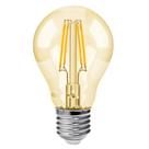 Lâmpada Filamento Led A60 Retrô Vintage Âmbar Bivolt
