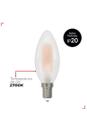 Lampada Filamento Led Avant Vela Matte 4w 2700k Autovolt