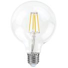 Lâmpada Filamento Led Globo G95 4W Bivolt E27 Branco Quente