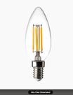 Lampada Filamento Led Pix Vela 4w 2400k E14 Dimmer. 220v