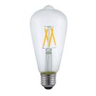 Lâmpada Filamento LED ST64 Transparente 4W 2400K Alu98