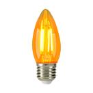 Lâmpada Filamento Led Vela Balão 4W 2200K Bivolt E27 Embu Led
