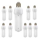 Lampada Fluorescente 15w Kit 10 Uni 220v Iluminaçao Branco Frio Casa Rua Ambiente Energia