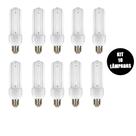 Lampada Fluorescente 220v Kit 10 Uni 15w Branco Frio Iluminaçao Ambiente Rua Casa Energia
