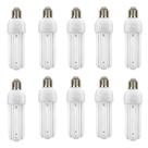 Lampada Fluorescente 220v Kit 10 Uni 15w Branco Frio Iluminaçao Energia Casa Rua Ambiente