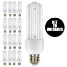 Lampada Fluorescente 220w Kit 20 Uni 15w Branco Frio Iluminaçao Energia Ambiente Rua Casa