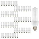 Lampada Fluorescente Kit 80 Uni 220v Iluminaçao 15w Branco Frio Energia Rua Casa Ambiente