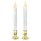 Lâmpada FURORA LIGHTING LED Caper Velas com suportes dourados