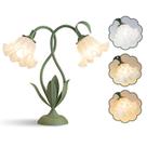 Lâmpada FVTLED Vintage Flower, 3 cores, verde