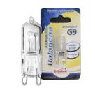 Lâmpada G9 Halógena 60W Bipino Transparente 2700K Luz Quente