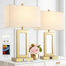Lâmpada Gernehop Set 2 Gold 56 cm USB regulável de 3 vias