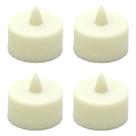Lâmpada Gerson 39200 de 1,5" Bisque LED Tea Light Timer, pacote com 4