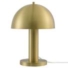 Lâmpada GLOBE 65856 Olivia 12" Candeeiro de mesa em latão fosco Lâmpada GLOBE 65856 Olivia 12" Candeeiro de mesa em latão fosco