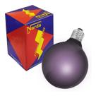 Lâmpada Globo Balloon G125 150W Negra Luz Roxa E27 220V