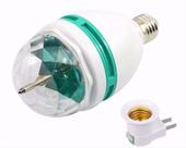 Lampada Globo De Luz Balada Led Rgb Giratória Bola Maluca