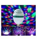Lâmpada Globo De Luz Giratória Led Rgb Jogo De Balada Lâmpada Globo De Luz Giratória Led Rgb Jogo De Balada