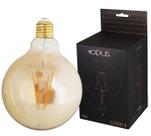 Lâmpada Globo Filamento Led G125 4W Âmbar Quente Lâmpada Globo Filamento Led G125 4W Âmbar Quente