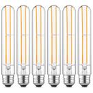 Lâmpada Gozelux Dimmable E26 6W 750LM 2700K 60W Pacote com 6