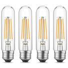 Lâmpada Gozelux Dimmable E26 Edison 6W 2700K Pacote com 4