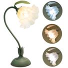 Lâmpada GUIGUZHJ Candeeiro de mesa Flower de 3 níveis de brilho E26