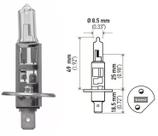 Lampada H1 12V 55W Halógena Amarela
