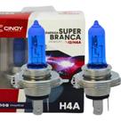 Lampada h4 super branca 55/60 w (par)