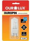 Lâmpada Halógena Cápsula G9 60w 127v Transparente
