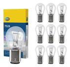 Lâmpada Hella 7528 21_5W 12V 2 Polos BAY15d Lanterna Freio Traseira Universal