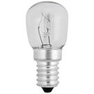 Lâmpada incandescente p/ geladeira e microondas 220v 15w (base e-14)