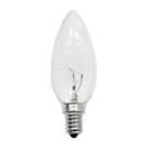 Lâmpada Incandescente Vela Lisa Transparente 40W Luz Amarela 127V E14 Empalux