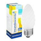 Lâmpada Incandescente Vela Torcida 25w 220v E27 Fosca