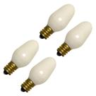 Lâmpada incandescente Westinghouse C7 de 4 W E12 branca quente, pacote com 4 Lâmpada incandescente Westinghouse C7 de 4 W E12 branca quente, pacote com 4