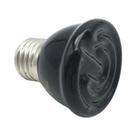 Lâmpada Infravermelha De Cerâmica Mini Preta 25W 50W 75W Para Répteis, Lagartos, Cobras, Dragões