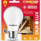 Lâmpada Inteligente Controled Sensor de Presença 9W 2.700K