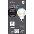Lâmpada inteligente GE LED A19 E26 9W, branca ajustável, equivalente a 60 W Lâmpada inteligente GE LED A19 E26 9W, branca ajustável, equivalente a 60 W