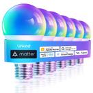 Lâmpada inteligente Linkind Matter 9W RGBTW 800LM 2,4 GHz WiFi 6Pk