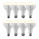 Lâmpada inteligente Sengled BR30 9W 650lm 2700K regulável, pacote com 8