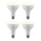 Lâmpada inteligente Sengled, é necessário um hub Zigbee, a lâmpada inteligente funciona com Alexa, Google Home, SmartThings, Homekit e Siri, lâmpada de inundação regulável BR30 para latas, branca macia 2700K, 650 LM, 9 W, pacote com 4